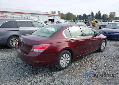 2009 Honda Accord 2.4 Lx z USA, uszkodzony, nr VIN JHMCP26359C017182